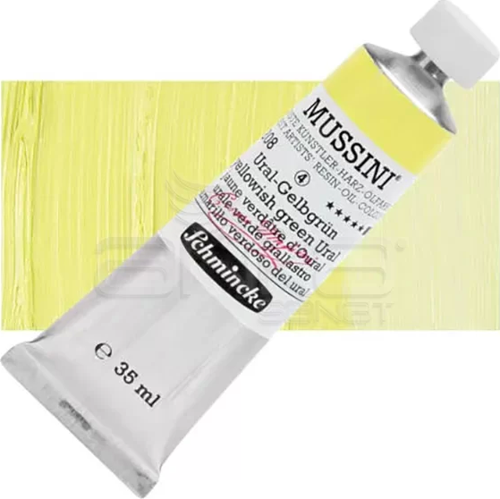 Mussini 35ml Yağlı Boya Seri:4 No:208 Yellowish Green Ural