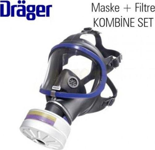 Drager 6300 Tam Yüz Maskesi + (Filtre)