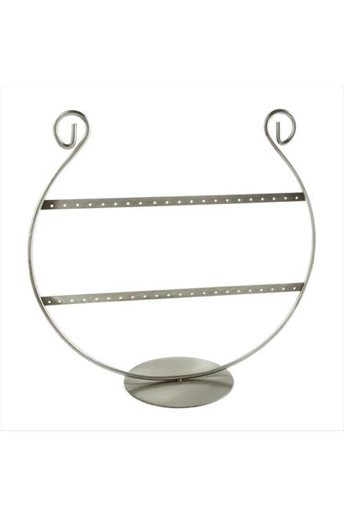 İthal Metal Gri Renk 29x29 Cm Küpe Standı