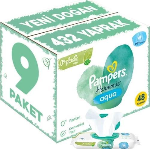 Islak Havlu Mendil Aqua Pure 9'Lu Fırsat Paketi 432 Yaprak