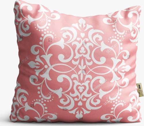 Kırlent Kılıfı 42x42cm Dekoratif Kırlent Yastık Kılıfı Osmanlı Tasarım Modeli Otm 29