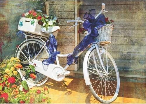 1000 Parça Puzzle Yap boz Nostaljik Bisiklet 68x48 Keskin Color Puzz