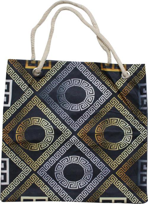 Bez Çanta Plaj Çantası Alışveriş Bez Torbası İpli Dijital Baskı An01