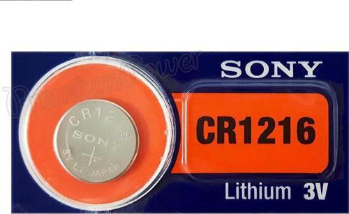 Düğme Pil 3 Volt Sony CR1216 Lithium Pil
