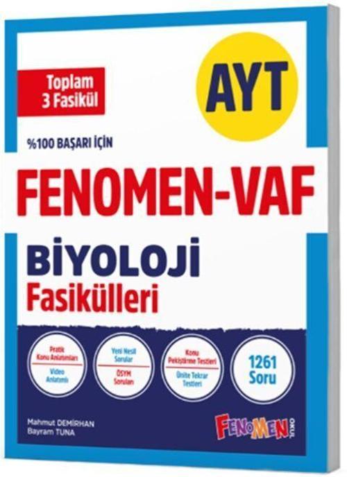 Fenomen AYT VAF Biyoloji Fasikülleri Seti Fenomen Yayınları