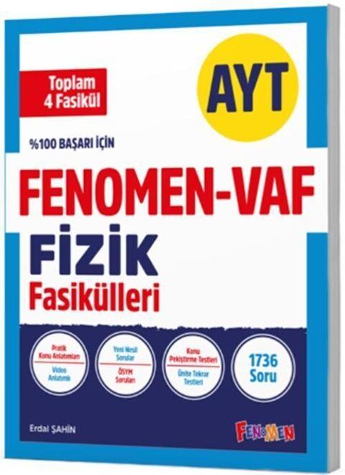 Fenomen AYT VAF Fizik Fasikülleri Seti Fenomen Yayınları