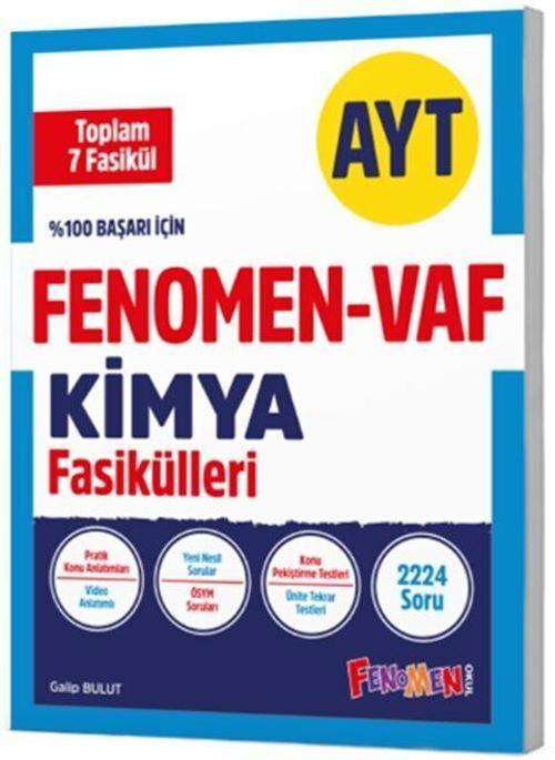 Fenomen AYT VAF Kimya Fasikülleri Seti Fenomen Yayınları
