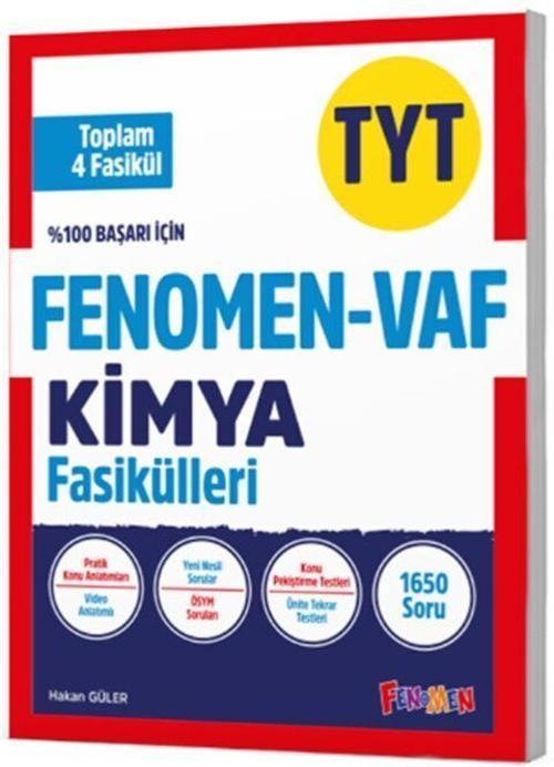 Fenomen TYT VAF Kimya Fasikülleri Seti Fenomen Yayınları