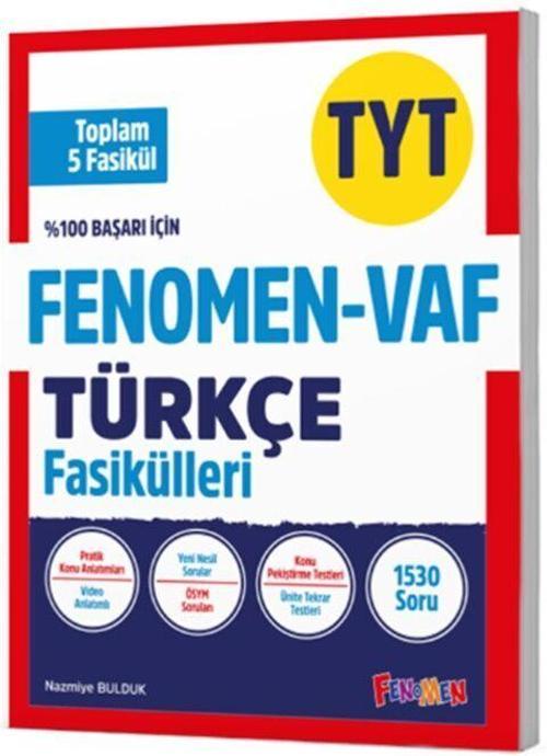 Fenomen TYT VAF Türkçe Fasikülleri Seti Fenomen Yayınları