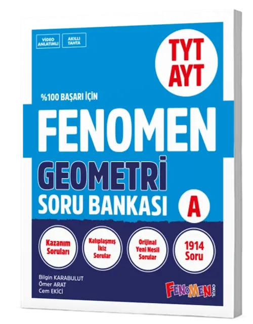 Fenomen TYT-AYT Geometri A Soru Bankası Fenomen Yayınları