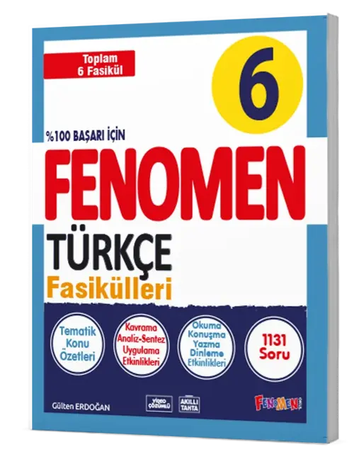 Fenomen 6. Sınıf Türkçe Fasikülleri Fenomen Yayınları
