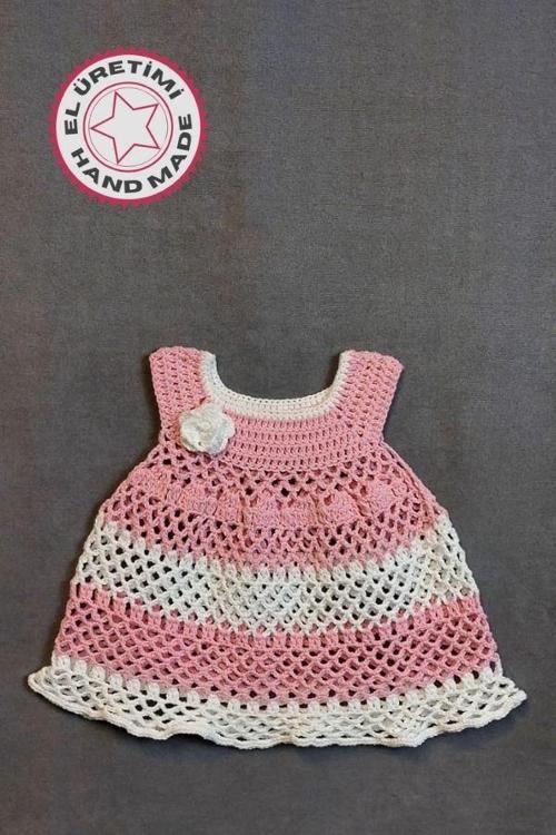 - Talia 8659 6059 El Örgüsü Koton İp Kız Çocuk Elbise - 2 Yaş / Pembe