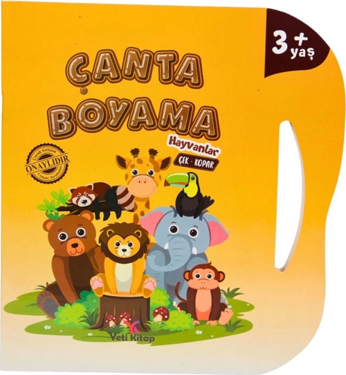 Eğlenceli Oyuncak Çanta Kitap Boyama Kitabı Meyve ve Sebzeler Kız Erkek Çocuk Eğitici Eğitici Oyun