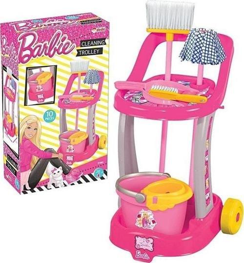 Öğretici Oyuncak Dede Barbie Temizlik Arabası Kız Erkek Çocuk Eğitici