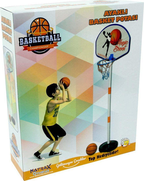 Öğretici Oyuncak Ayaklı Basket Potası - 226 Kız Erkek Çocuk Eğitici