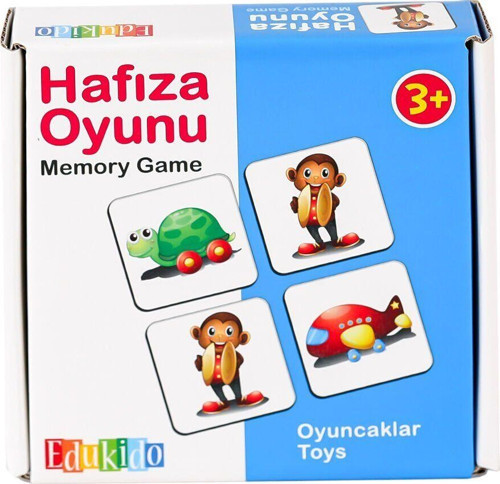 Eğlenceli Oyuncak EDU-2010 Hafıza Oyunu Neşeli Hayvanlar Kız Erkek Çocuk Eğiticila
