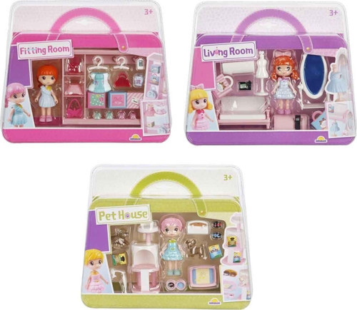 Eğlenceli Oyuncak 3451 SUN-SABC-DZM-BEBEK SET BOUBOU ALTINI ISLATAN 30CM 2R Kız Erkek Çocuk Eğiticila