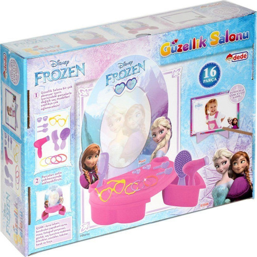 Öğretici Oyuncak Dede Frozen Güzellik Salonu Kız Erkek Çocuk Eğitici