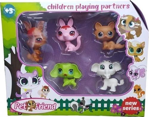 Eğitici Oyuncak 8 Lİ KUTULU SEVİMLİ HAYVANLAR Kız Erkek Çocuk Eğitici
