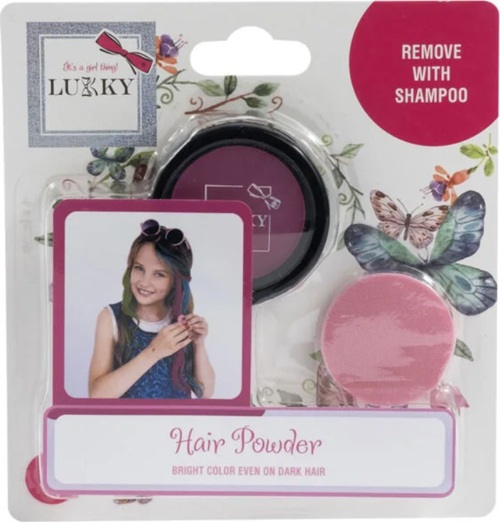 Eğlenceli Oyuncak Lukky Simli Ruj Pembe Çilek Aromalı Kız Erkek Çocuk Eğitici