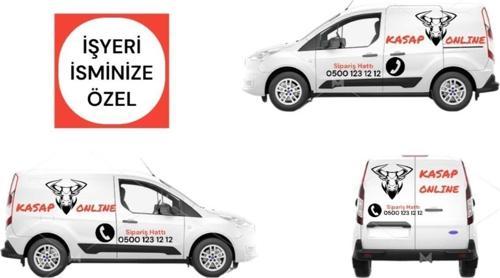 KASAP DÜKKANİ İŞYERİ STİCKER REKLAM CAM ARABA DUVAR KAPLAMA