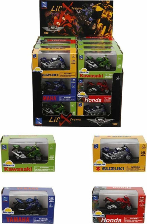 Eğitici Oyuncak 57483 SUN- Kawasakı KX450 Yeşil 1:12 Kız Erkek Çocuk Eğitici