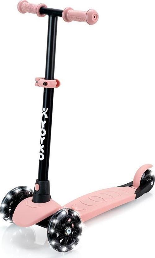 Elite 3 Tekerlekli Işıklı Scooter Pembe,Işıklı Çocuk Scooter