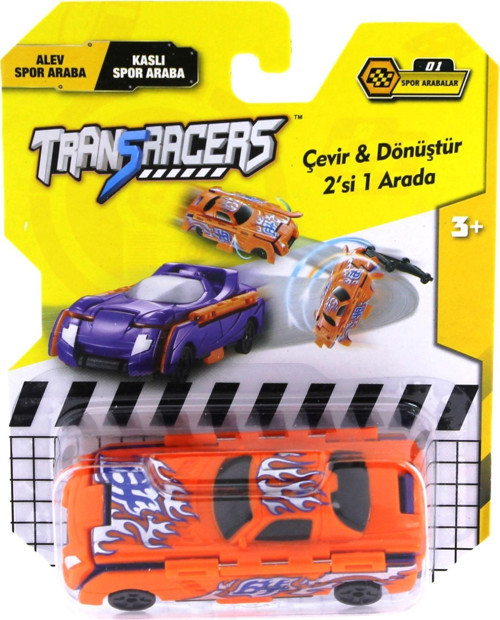 Kız Erkek Çocuk Oyuncak Transracers Dönüşen Araçlar Spor Arabalar Alev / Kaslı Kız Erkek Çocuk Eğitici E