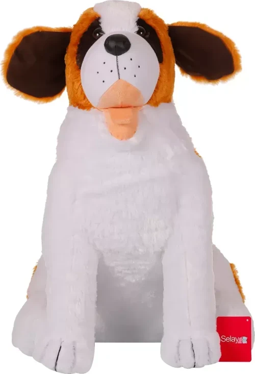 Kız Erkek Çocuk Oyuncak 1526 Selay Toys Senbernant 40cm Ekru Kız Erkek Çocuk Eğitici