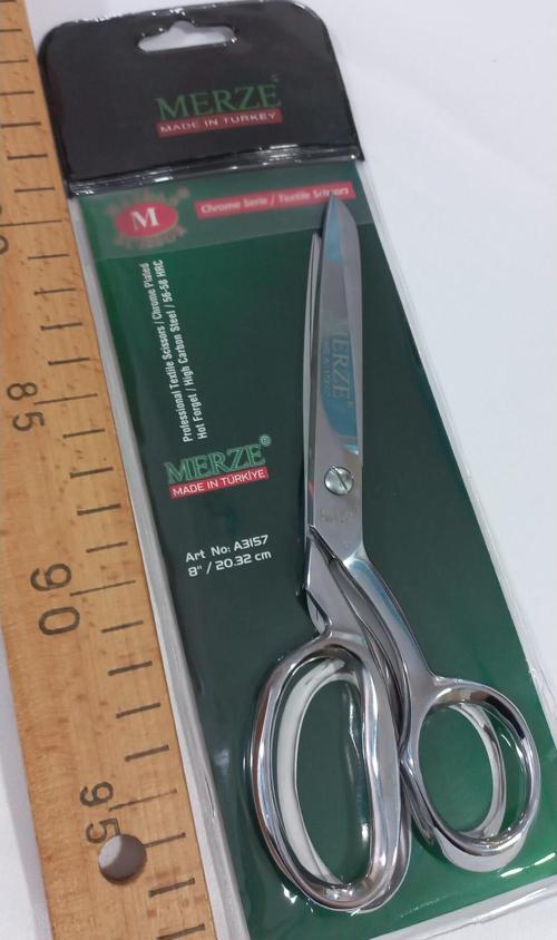 Krom Terzi Deri Regula Makası No:8 Kumas Terzi 21 Cm