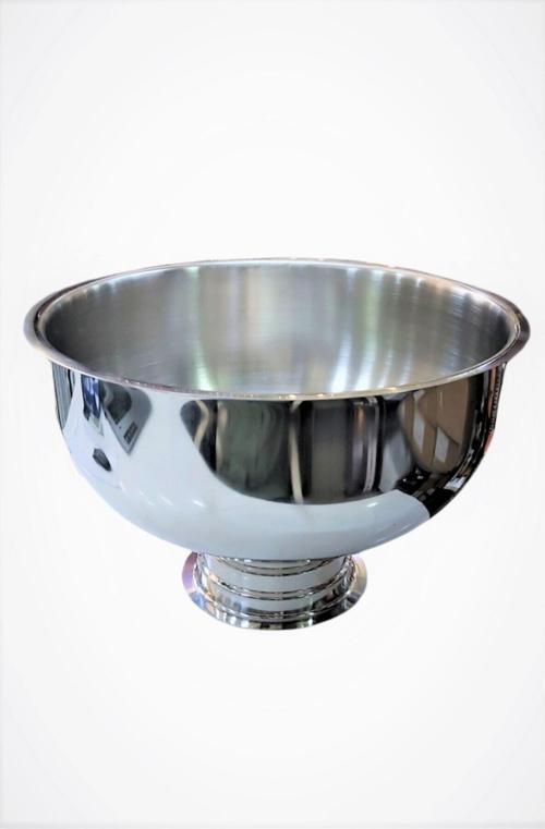 Paslanmaz Çelik Punch Kase, Ayaklı Şampanya ,Şarap , Buz Kovası, 40 X 20 Cm