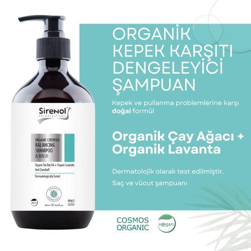 Organik Dengeleyici Saç ve Vücut Şampuanı