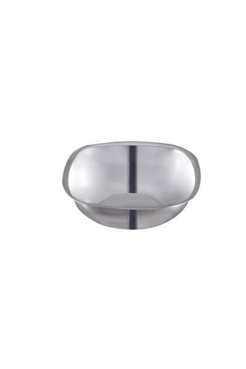 Çelik Kare Kase 12 Cm X 4 Cm 304 Kalite Paslanmaz Çelik 1 Adet