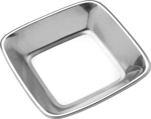 Çelik Ekmek Sepeti 22 X 22 Cm 304 Kalite Paslanmaz Çelik 1 Adet