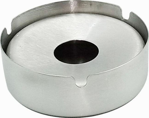 Çelik Bahçe Tipi Kapaklı Küllük 9,5 Cm 430 Kalite Çelik 3 Adet