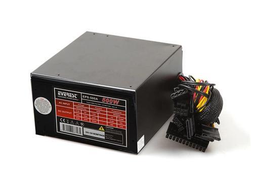 EPS-500A Real 500W 4-SATA 12cm Fanlı Oyuncu PC Destekli Power Supply
