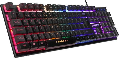 KB-24 Siyah Rainbow Q Membrane Oyuncu Klavyesi