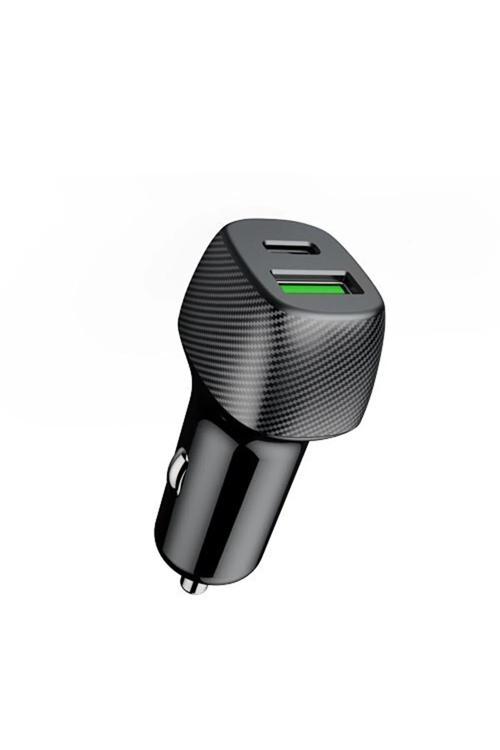C-766 36W Pd+Qc 3.0 Usb-A Usc-C 36W Araç Çakmaklık Şarjı