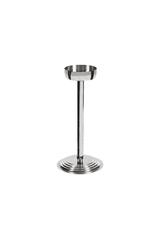 Çelik Şampanya Kovası Standı 18 X 59 Cm 304 Kalite Paslanmaz Çelik 1 Adet