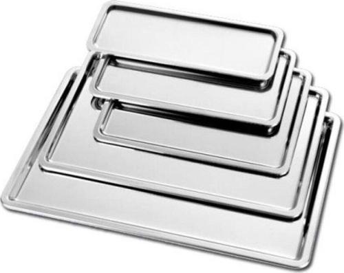 Çelik Pastane Tepsisi 30X 50 430 Kalite Çelik 1 Adet
