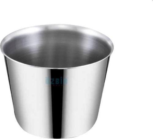 Çelik Krem Karamel Kabı 6 Adet, 6.5X5.5 Cm