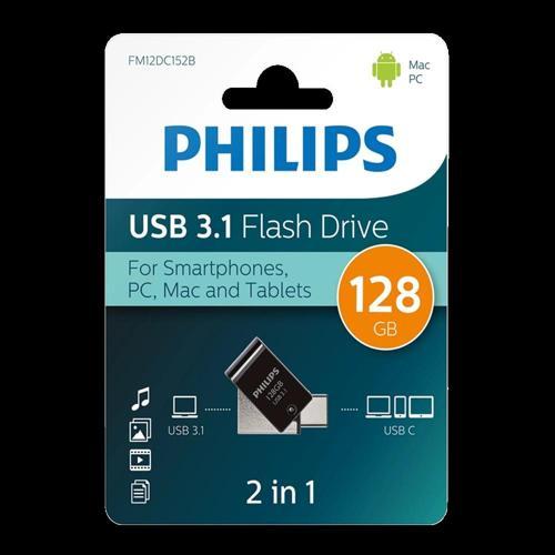 Phılıps 128gb Usb3.1 Type-c 100/150 Mb/s Fm12dc152b/00