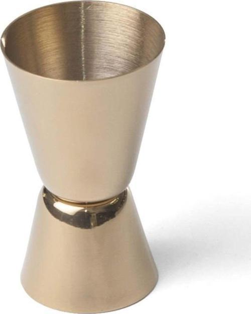 Çelik Klasik Altın Renk Jigger 2/4 1 Adet