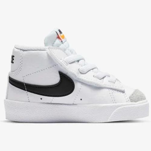Blazer Mıd 77 TD Leather White Kids Sneaker Hakiki Deri Bilekli Çocuk Günlük Spor Ayakkabı Beyaz