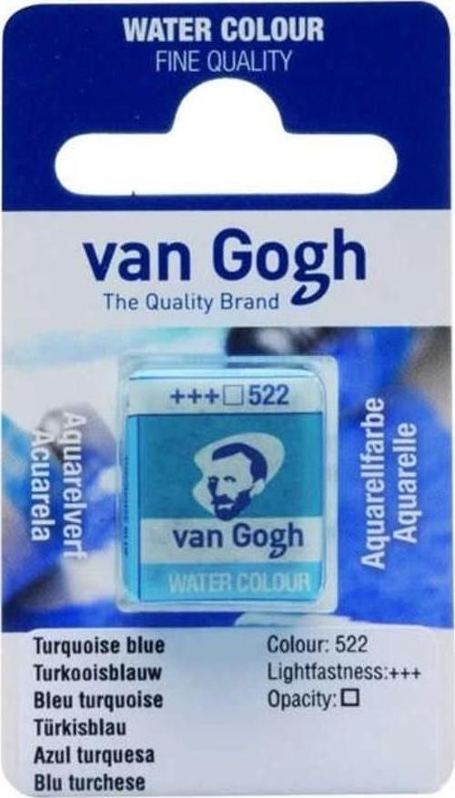 Van Gogh 1/2 Tablet Sulu Boya 522 Turquoise Blue