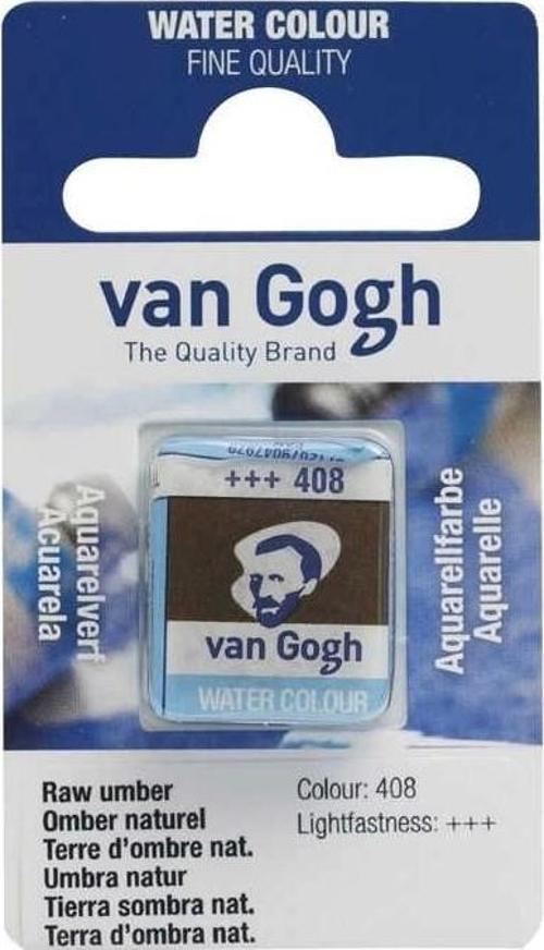 Van Gogh 1/2 Tablet Sulu Boya 408 Raw Umber
