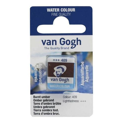 Van Gogh 1/2 Tablet Sulu Boya 409 Burnt Umber