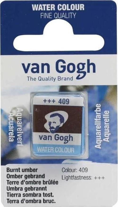 Van Gogh 1/2 Tablet Sulu Boya 409 Burnt Umber