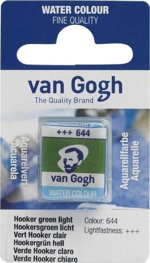 Van Gogh 1/2 Tablet Sulu Boya 644 Hooker Green Light