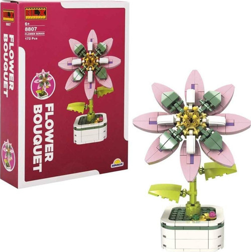 Öğretici Oyuncak S01004694 FLOWER SET TEKLİ GÜL 101PRÇ -SUN Kız Erkek Çocuk Eğitici Eğitici Oyunc